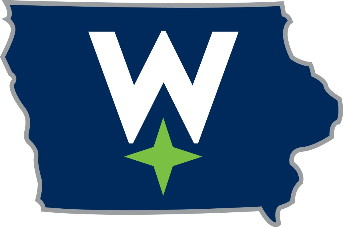 Iowa Wolves 2017-Pres Secondary Logo iron on heat transfer